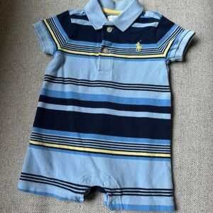 Ralph Lauren 3M Cotton Stripe Onesie
